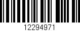 Código de barras (EAN, GTIN, SKU, ISBN): '12294971'