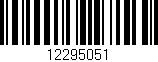 Código de barras (EAN, GTIN, SKU, ISBN): '12295051'