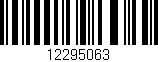 Código de barras (EAN, GTIN, SKU, ISBN): '12295063'