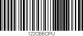 Código de barras (EAN, GTIN, SKU, ISBN): '122CBBCPU'