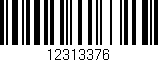 Código de barras (EAN, GTIN, SKU, ISBN): '12313376'