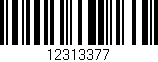 Código de barras (EAN, GTIN, SKU, ISBN): '12313377'
