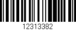 Código de barras (EAN, GTIN, SKU, ISBN): '12313382'