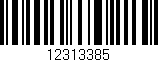 Código de barras (EAN, GTIN, SKU, ISBN): '12313385'