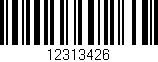 Código de barras (EAN, GTIN, SKU, ISBN): '12313426'