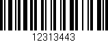 Código de barras (EAN, GTIN, SKU, ISBN): '12313443'