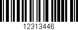 Código de barras (EAN, GTIN, SKU, ISBN): '12313446'