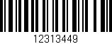 Código de barras (EAN, GTIN, SKU, ISBN): '12313449'