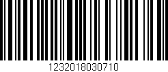 Código de barras (EAN, GTIN, SKU, ISBN): '1232018030710'