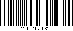 Código de barras (EAN, GTIN, SKU, ISBN): '1232018280610'