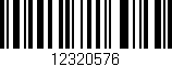 Código de barras (EAN, GTIN, SKU, ISBN): '12320576'