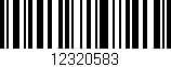 Código de barras (EAN, GTIN, SKU, ISBN): '12320583'
