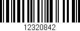 Código de barras (EAN, GTIN, SKU, ISBN): '12320842'