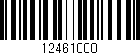 Código de barras (EAN, GTIN, SKU, ISBN): '12461000'