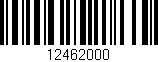 Código de barras (EAN, GTIN, SKU, ISBN): '12462000'