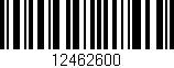 Código de barras (EAN, GTIN, SKU, ISBN): '12462600'