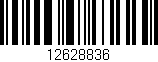 Código de barras (EAN, GTIN, SKU, ISBN): '12628836'