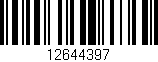 Código de barras (EAN, GTIN, SKU, ISBN): '12644397'