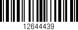Código de barras (EAN, GTIN, SKU, ISBN): '12644439'