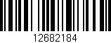 Código de barras (EAN, GTIN, SKU, ISBN): '12682184'
