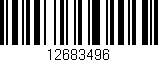 Código de barras (EAN, GTIN, SKU, ISBN): '12683496'