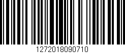 Código de barras (EAN, GTIN, SKU, ISBN): '1272018090710'