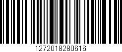 Código de barras (EAN, GTIN, SKU, ISBN): '1272018280616'