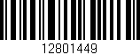 Código de barras (EAN, GTIN, SKU, ISBN): '12801449'