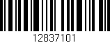 Código de barras (EAN, GTIN, SKU, ISBN): '12837101'
