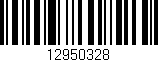 Código de barras (EAN, GTIN, SKU, ISBN): '12950328'