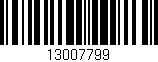 Código de barras (EAN, GTIN, SKU, ISBN): '13007799'