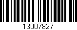 Código de barras (EAN, GTIN, SKU, ISBN): '13007827'