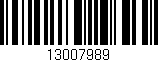 Código de barras (EAN, GTIN, SKU, ISBN): '13007989'