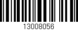 Código de barras (EAN, GTIN, SKU, ISBN): '13008056'