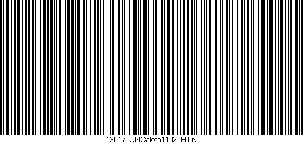 Código de barras (EAN, GTIN, SKU, ISBN): '13017_UNCalota1102_Hilux'