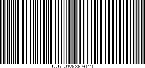 Código de barras (EAN, GTIN, SKU, ISBN): '13019_UNCalota_Aranha'