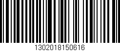 Código de barras (EAN, GTIN, SKU, ISBN): '1302018150616'