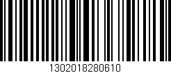 Código de barras (EAN, GTIN, SKU, ISBN): '1302018280610'