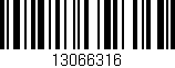 Código de barras (EAN, GTIN, SKU, ISBN): '13066316'