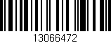 Código de barras (EAN, GTIN, SKU, ISBN): '13066472'