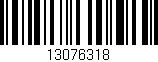 Código de barras (EAN, GTIN, SKU, ISBN): '13076318'