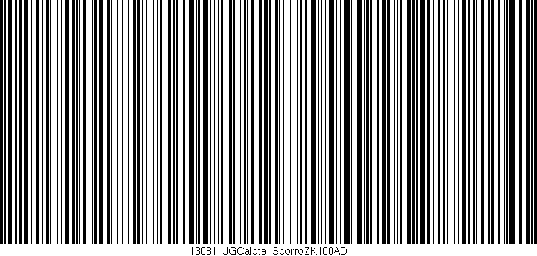 Código de barras (EAN, GTIN, SKU, ISBN): '13081_JGCalota_ScorroZK100AD'