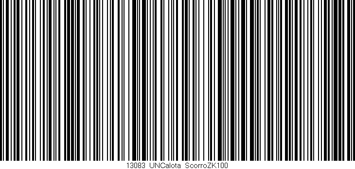 Código de barras (EAN, GTIN, SKU, ISBN): '13083_UNCalota_ScorroZK100'