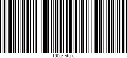 Código de barras (EAN, GTIN, SKU, ISBN): '130ar-pta-u'