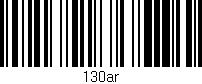 Código de barras (EAN, GTIN, SKU, ISBN): '130ar'
