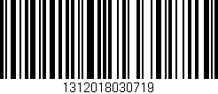 Código de barras (EAN, GTIN, SKU, ISBN): '1312018030719'