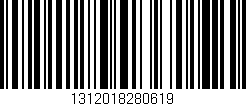 Código de barras (EAN, GTIN, SKU, ISBN): '1312018280619'