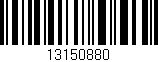 Código de barras (EAN, GTIN, SKU, ISBN): '13150880'