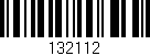 Código de barras (EAN, GTIN, SKU, ISBN): '132112'