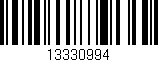 Código de barras (EAN, GTIN, SKU, ISBN): '13330994'